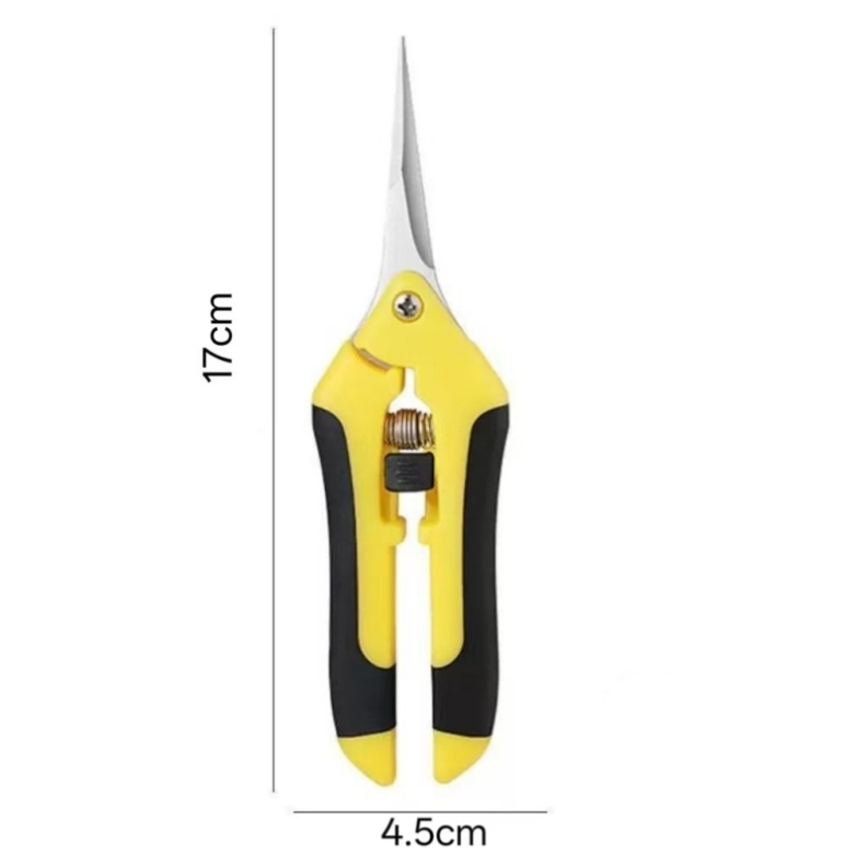Stainless steel pruning shears and fruit picking shears