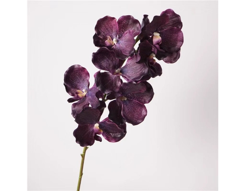 Artificial soft-touch realistic Vanda orchid