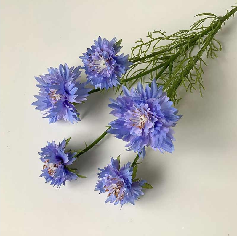 Wholesale Artificial Cornflower Stem – 56cm
