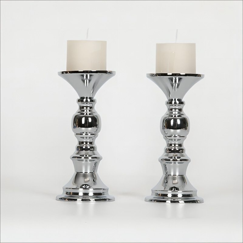 Gold Black and Silver Simple Candle Tray