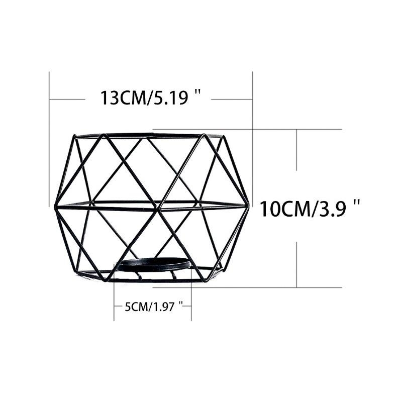 Iron scented candle holder