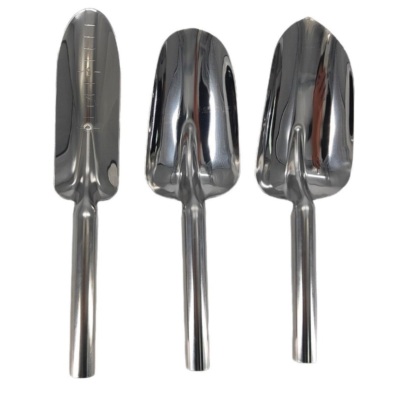 Stainless steel gardening shovel