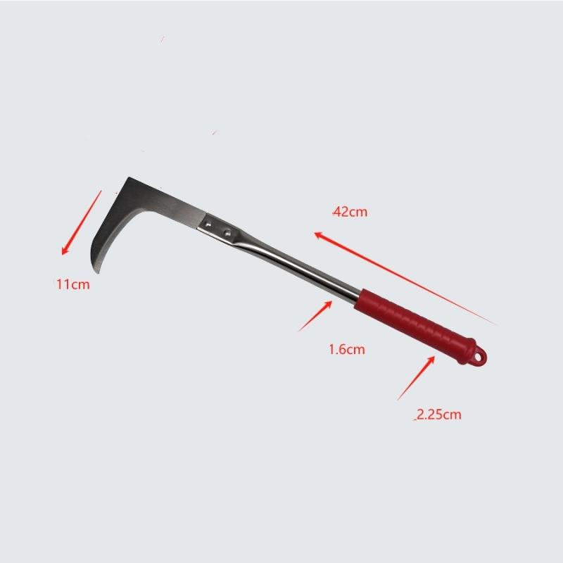 Stainless steel hoes and weeding knives