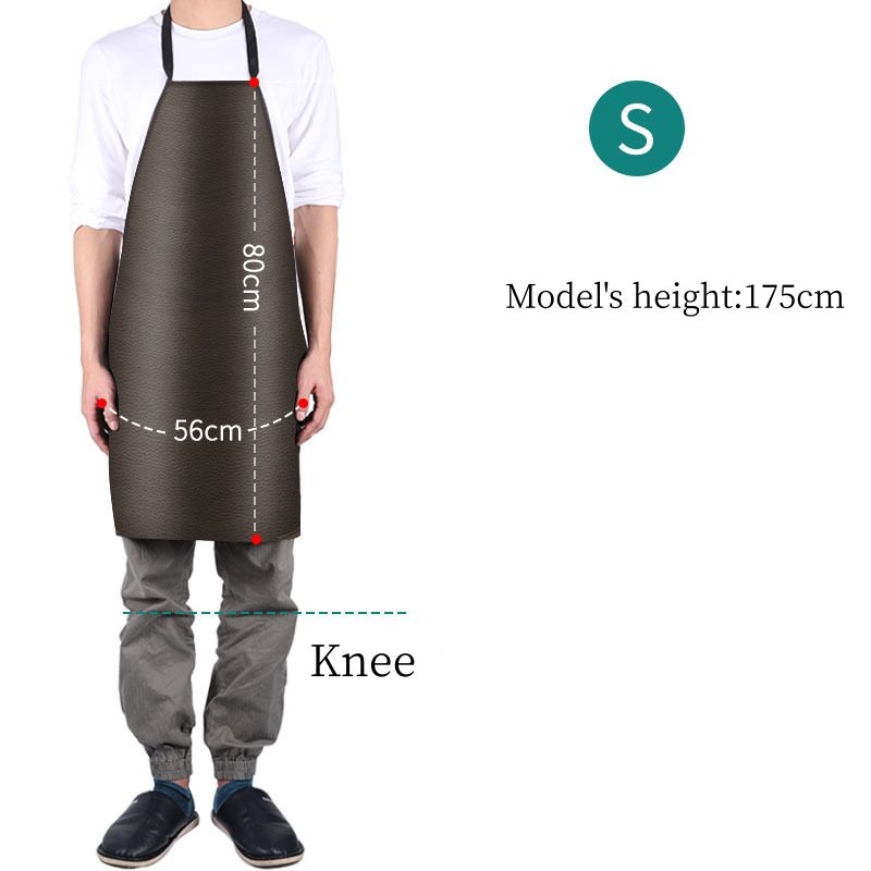 Waterproof and oil-proof PVC apron