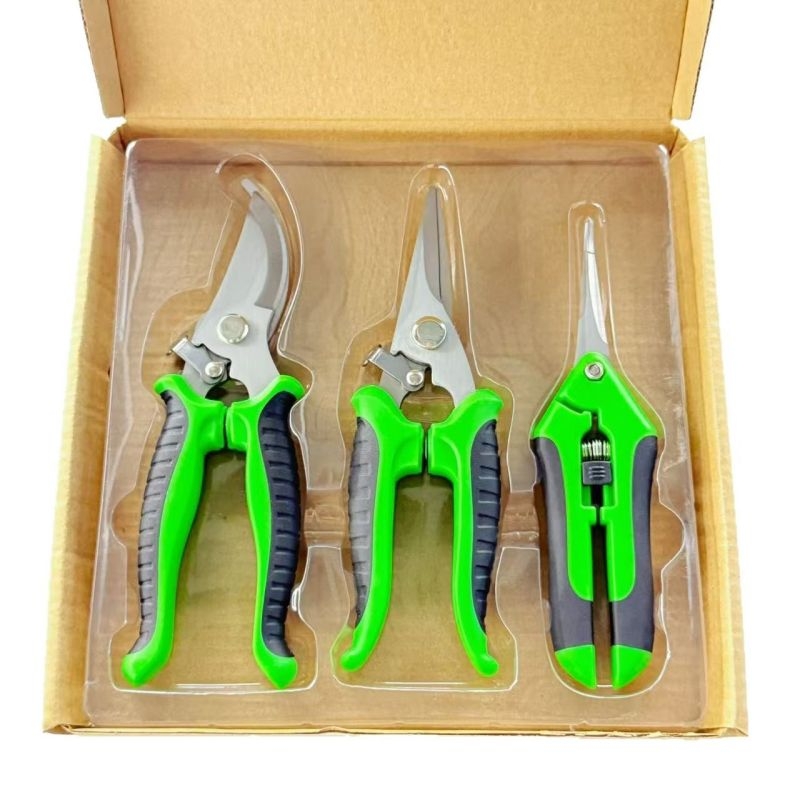 Three-piece set Pruning shears gardening shears