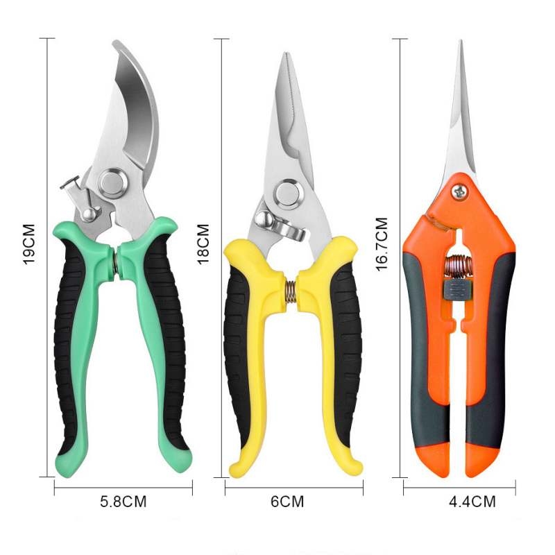 Pruning shears gardening shears Three-piece set