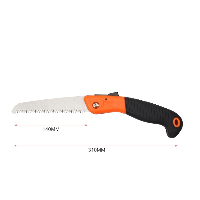 Three-sided grinding folding saw