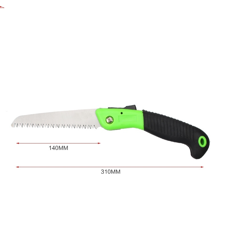 Three-sided grinding folding saw