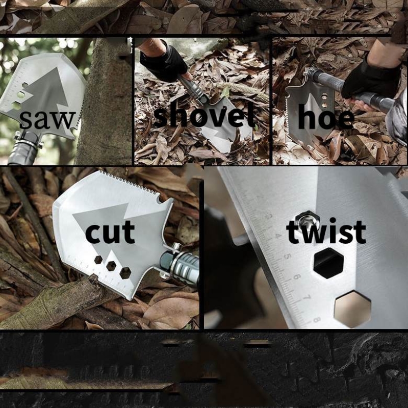 Outdoor Multi-functional Folding Shovel