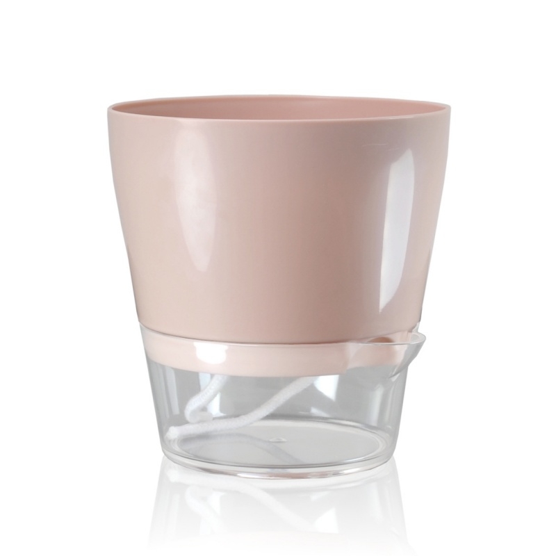 Automatic water-absorbing plastic flower pot