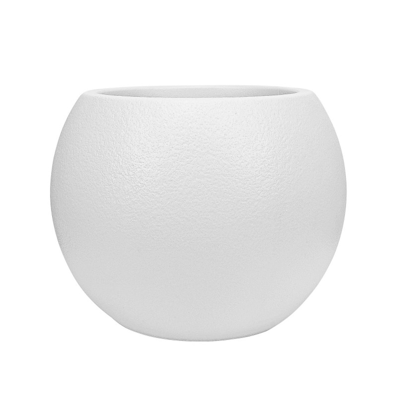 Spherical flower pot made of imitation fiberglass material