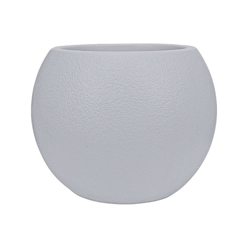 Spherical flower pot made of imitation fiberglass material