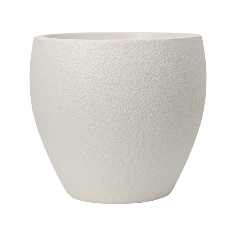 Large-diameter imitation cement plastic flower pot