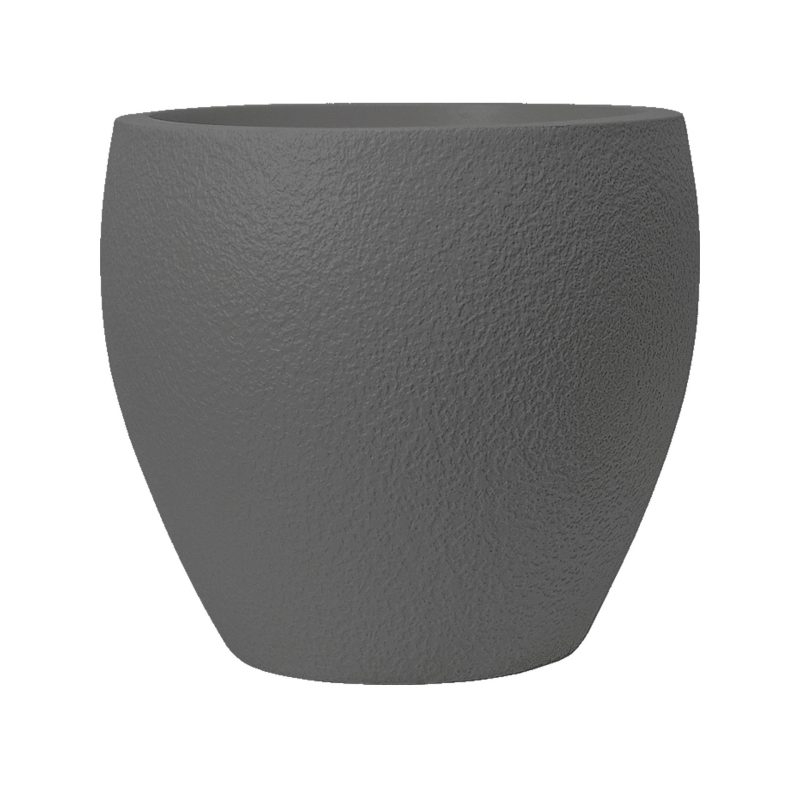 Large-diameter imitation cement plastic flower pot