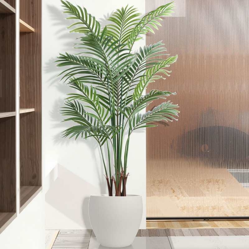 Large-diameter imitation cement plastic flower pot