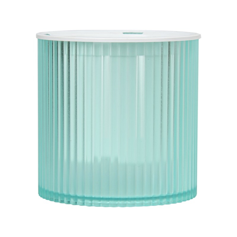 Vertical striped transparent self-absorbing plastic flower pot