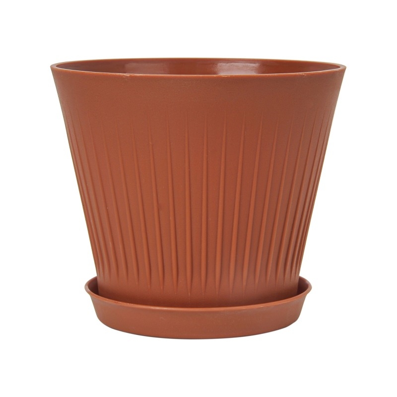 Simple Colorful plastic planting pots
