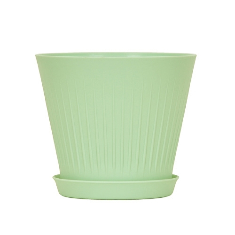 Simple Colorful plastic planting pots