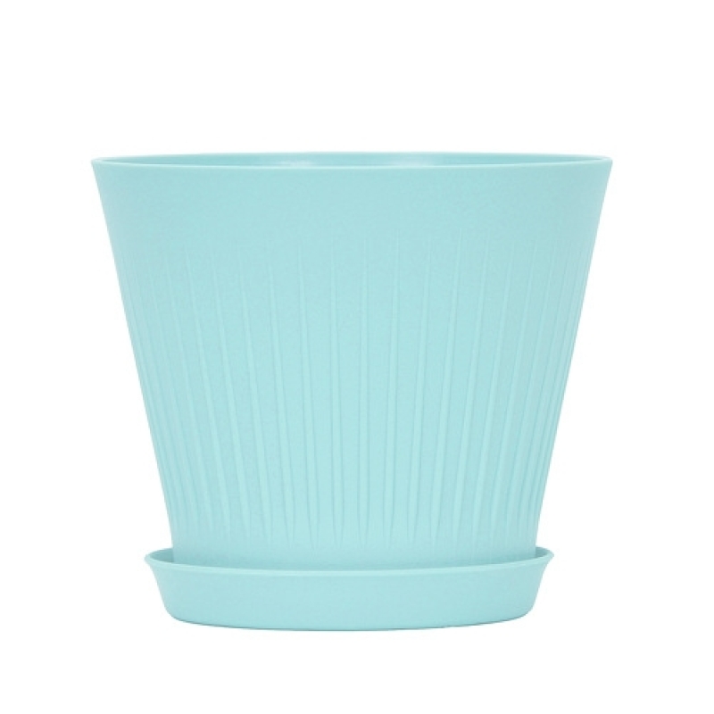 Simple Colorful plastic planting pots