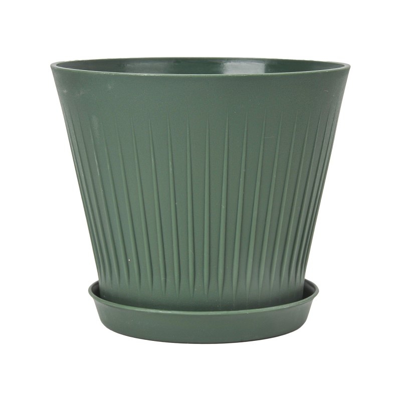 Simple Colorful plastic planting pots