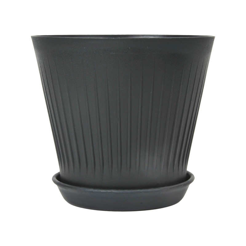 Simple Colorful plastic planting pots