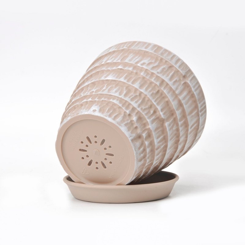 Imitation cement texture plastic flower pot