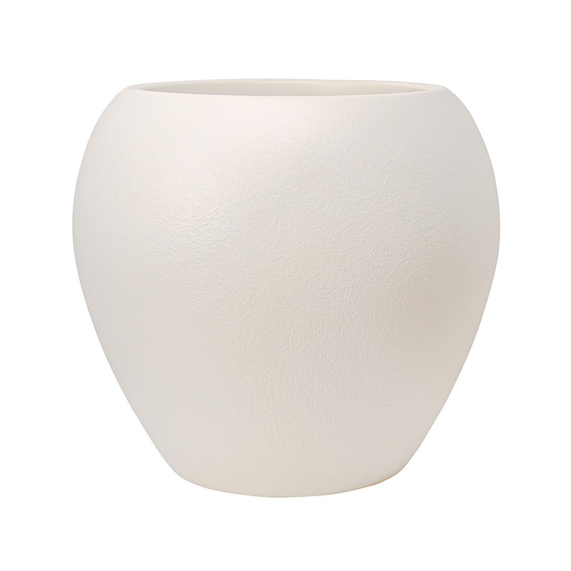 Imitation porcelain large-diameter plastic flower pot