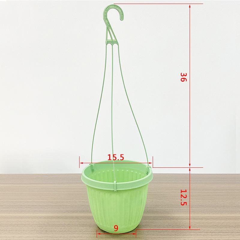 Plastic flower pots that can be hung up