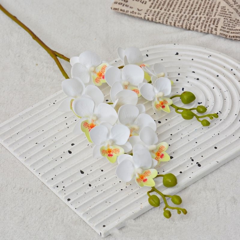 Wholesale two branches artificial Phalaenopsis orchid