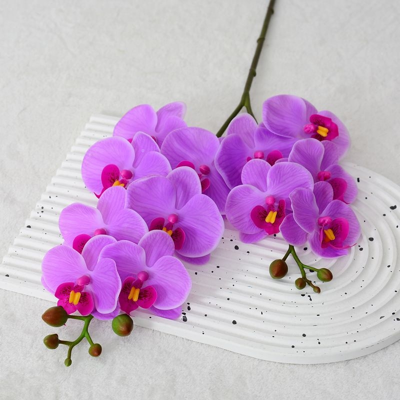 Wholesale artificial Phalaenopsis orchid with two branches