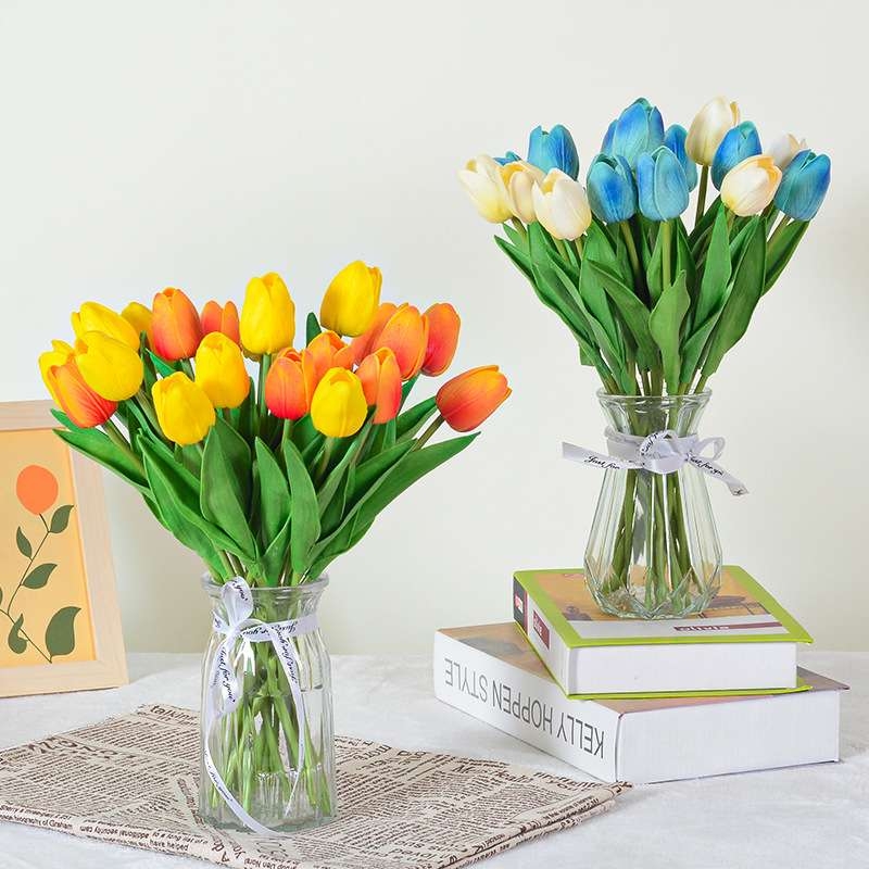 Artificial tulips