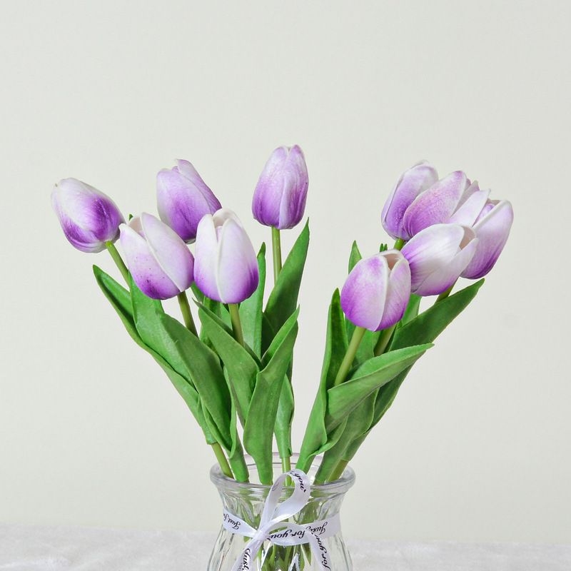 Artificial tulips