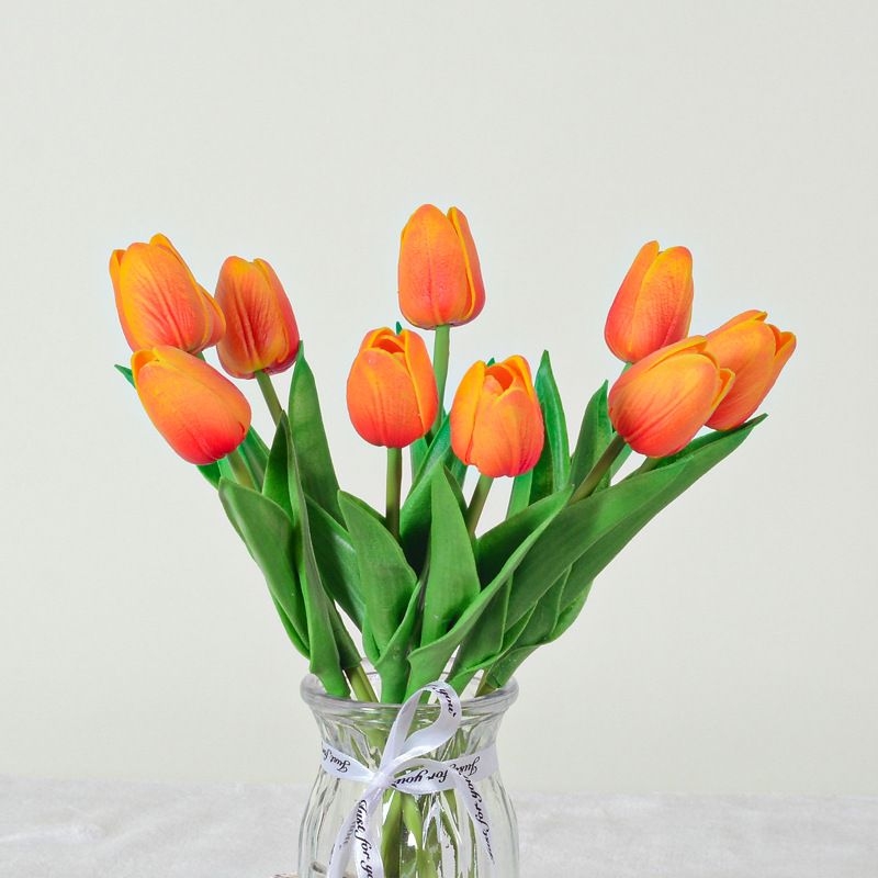 Artificial tulips