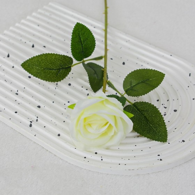 Artificial Single Rose Stem