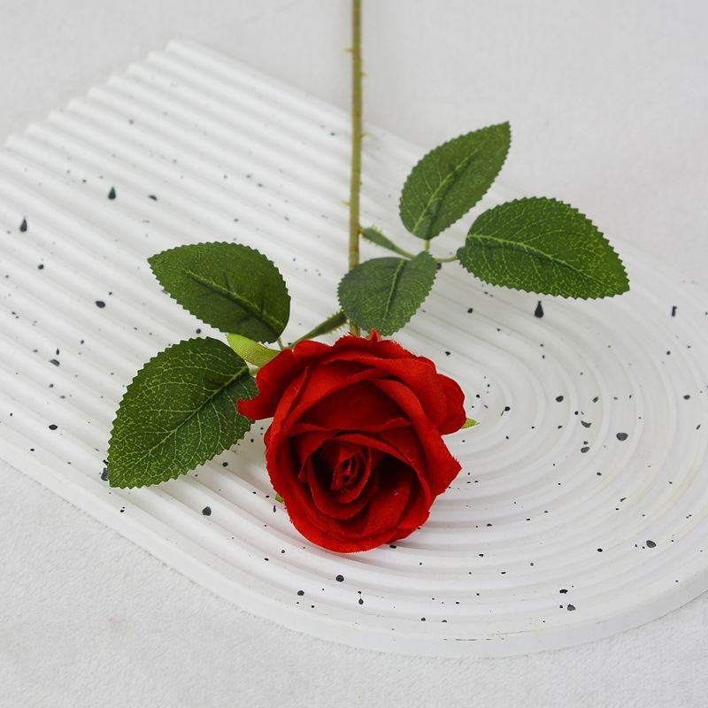 Artificial Single Rose Stem