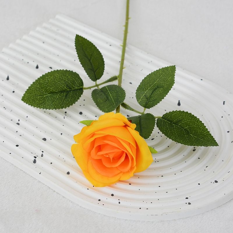 Artificial Single Rose Stem