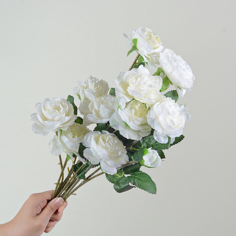 Artificial peony flowers