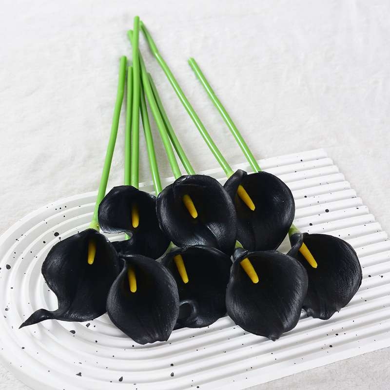 Single mini calla lily artificial flower
