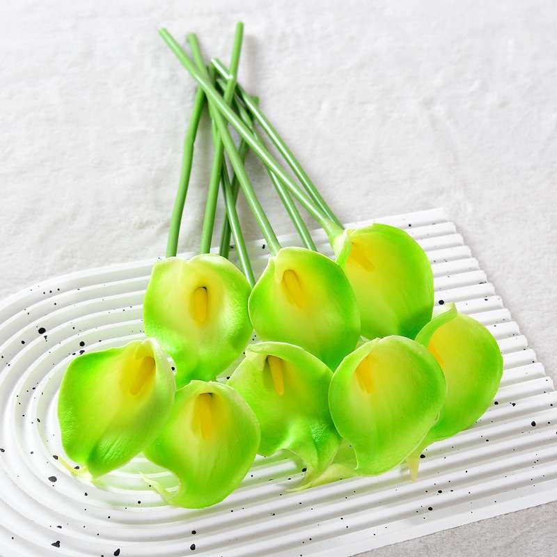 Single mini calla lily artificial flower