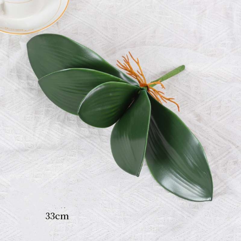 Artificial Phalaenopsis orchid EVA leaves