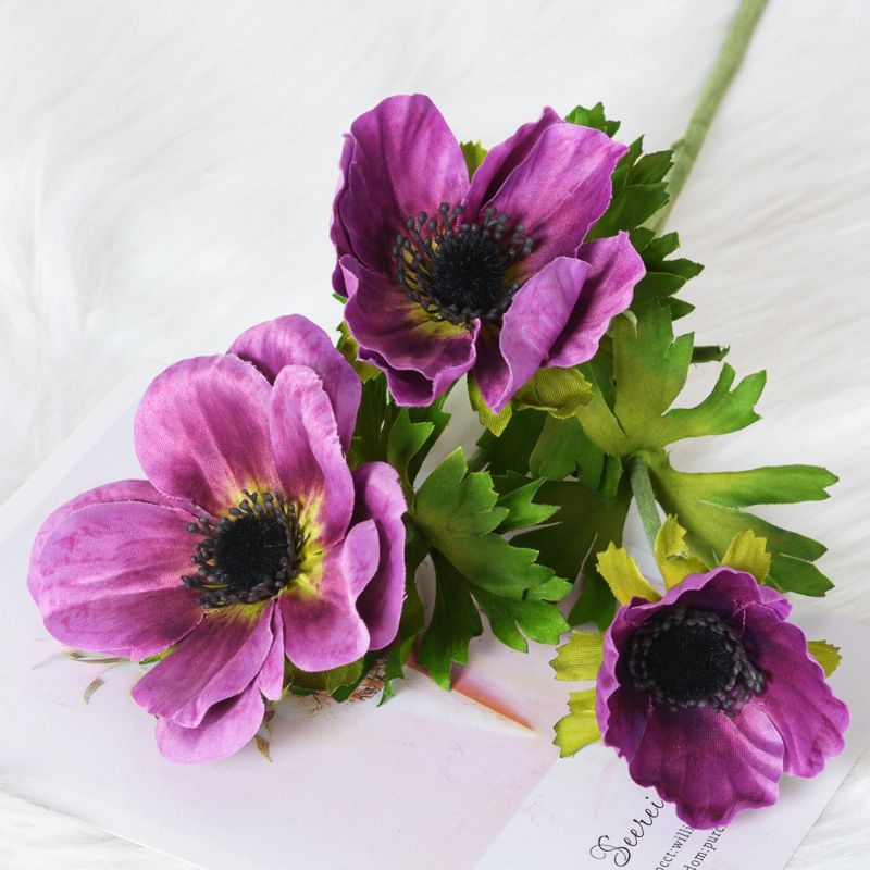 Artificial Anemone Flowers