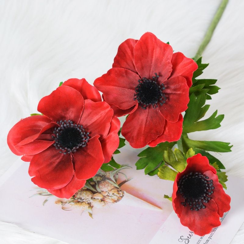 Artificial Anemone Flowers