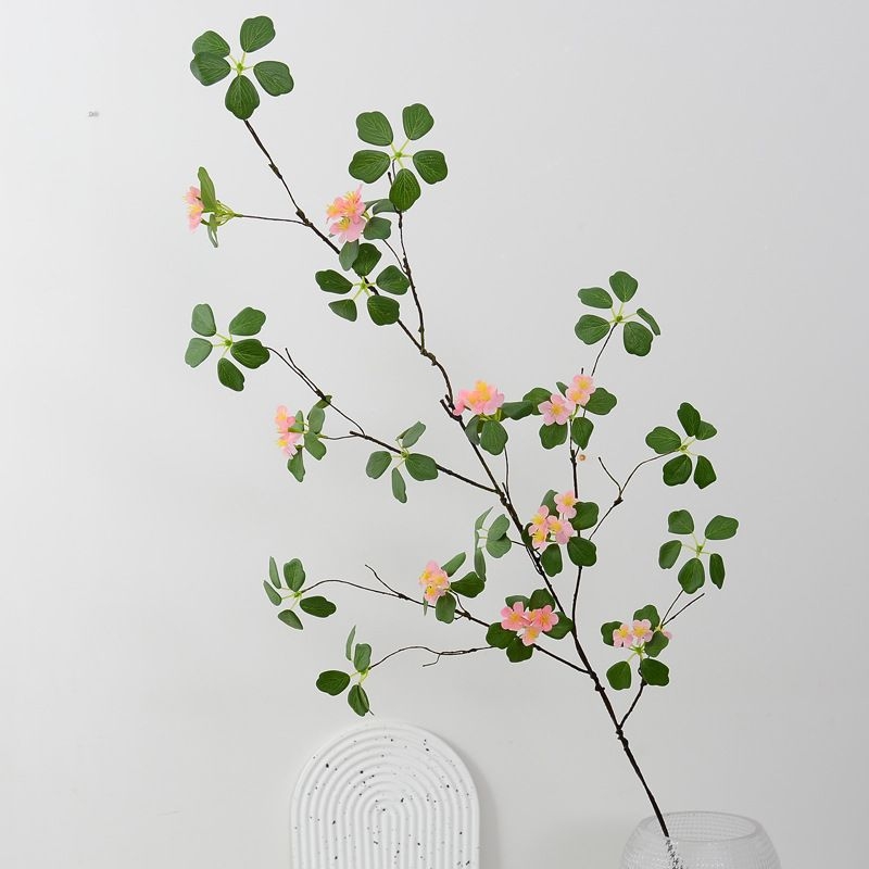 Artificial  Four-Leaf Fortune branch