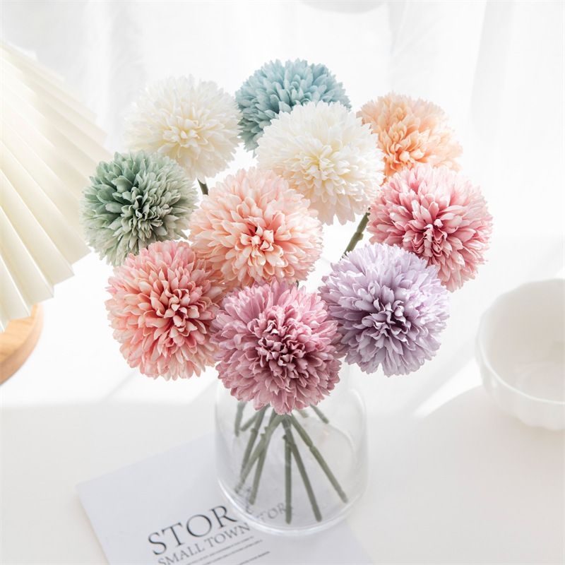 Artificial Ping Pong Chrysanthemum