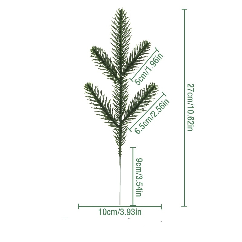 Five-branched Artificial pine needles