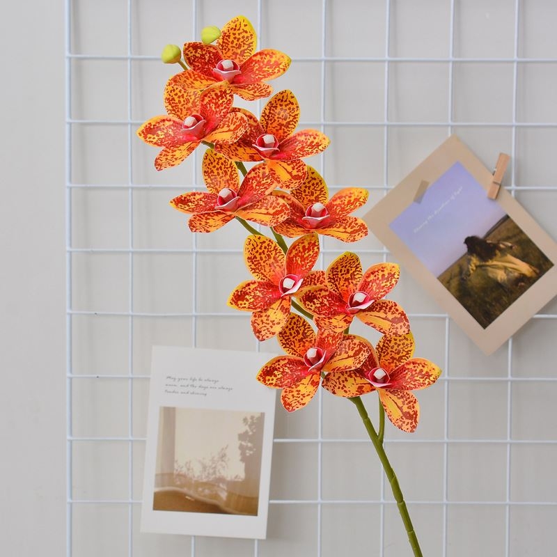 Artificial Cymbidium orchids