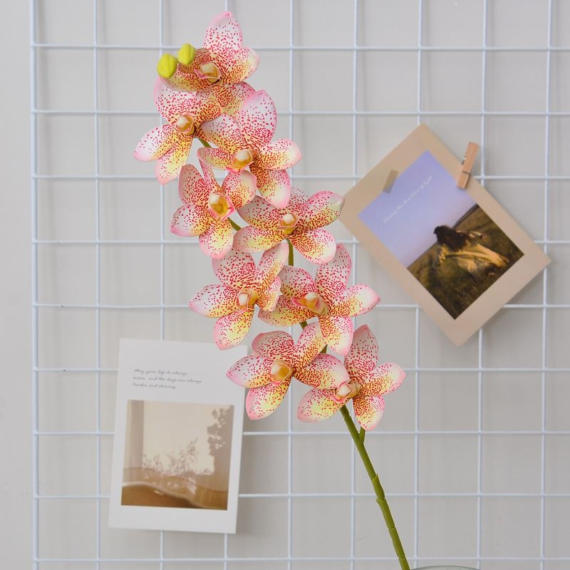 Artificial Cymbidium orchids