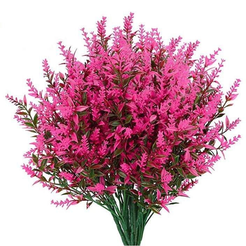 Artificial plastic lavender