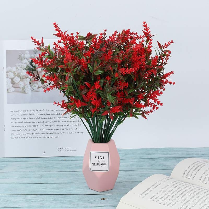 Artificial plastic lavender
