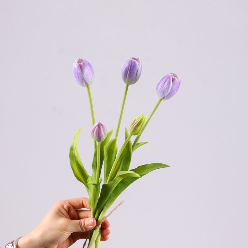 Artificial tulip bunch